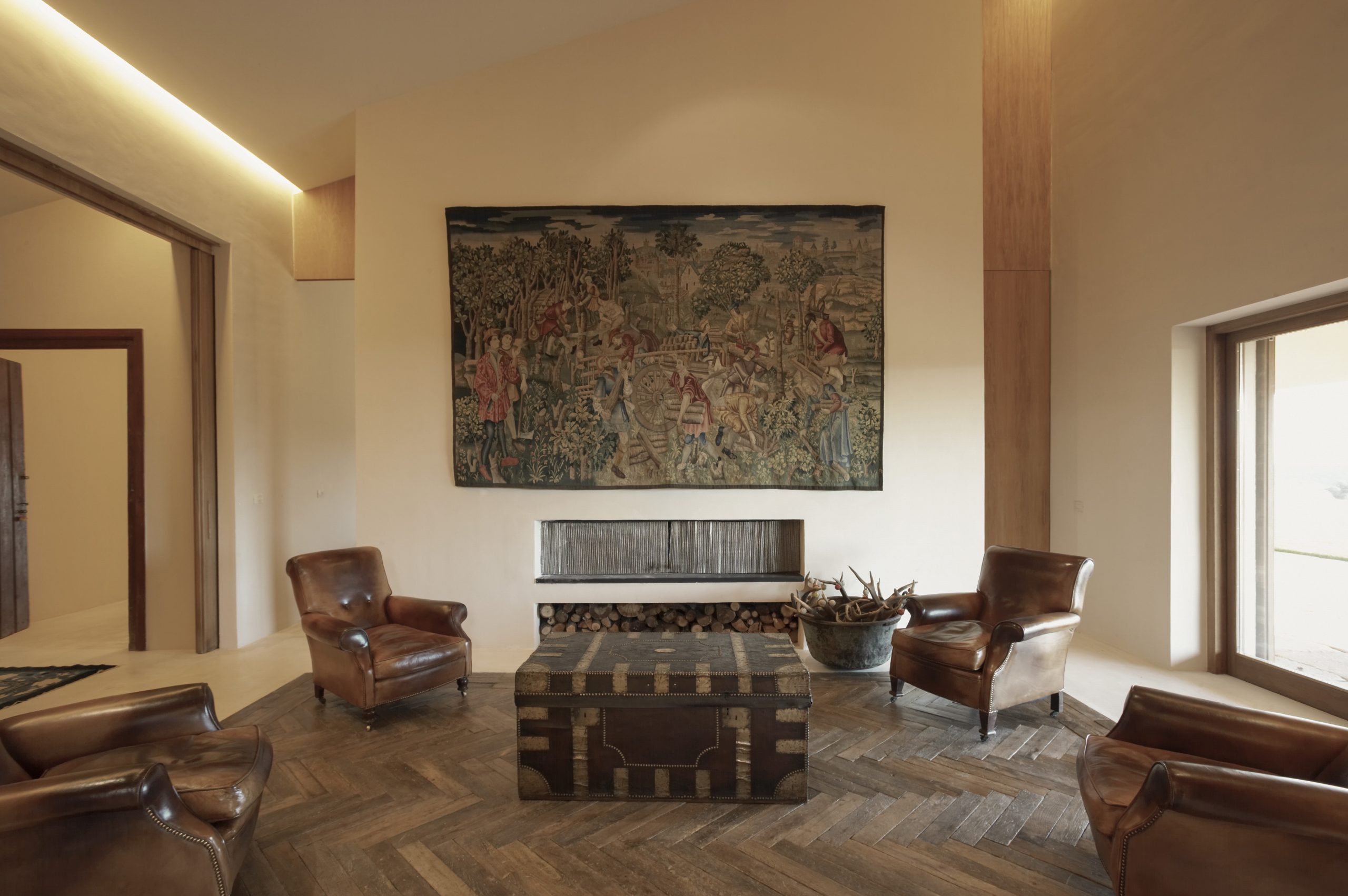 CASA HACIENDA EN AVILA DISEÑADA POR EL ESTUDIO DE ARQUITECTURA A CERO